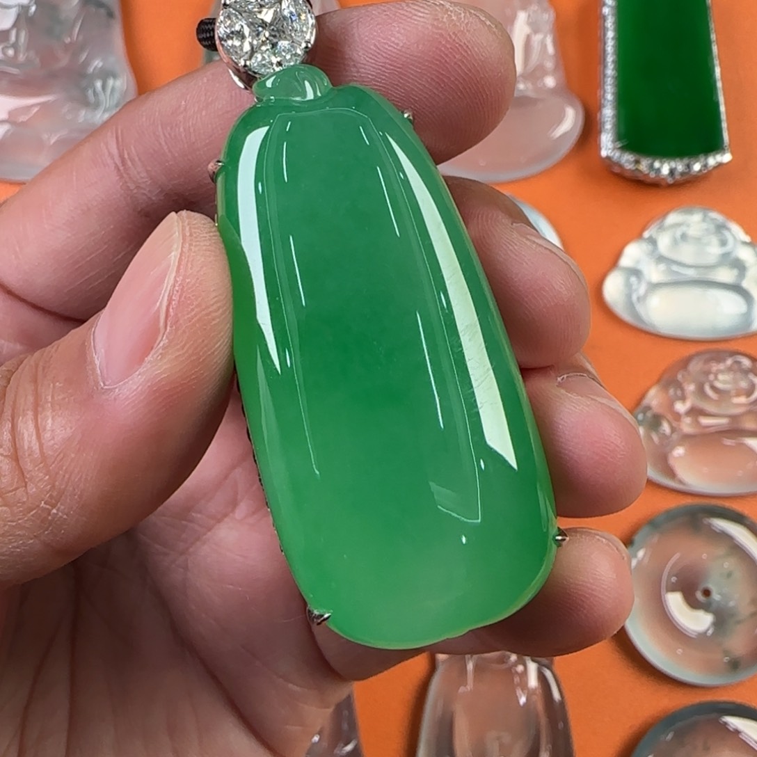 定制翡翠未镶嵌天然