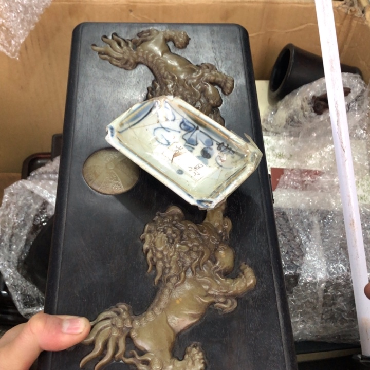 陶瓷孤品单件车里拍