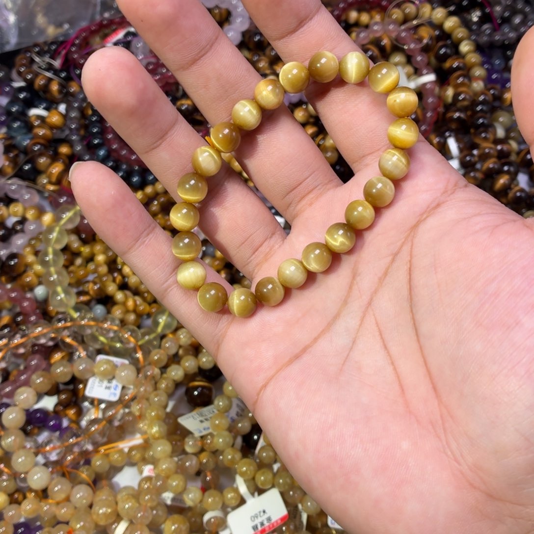 未镶嵌发晶手链卡8.5