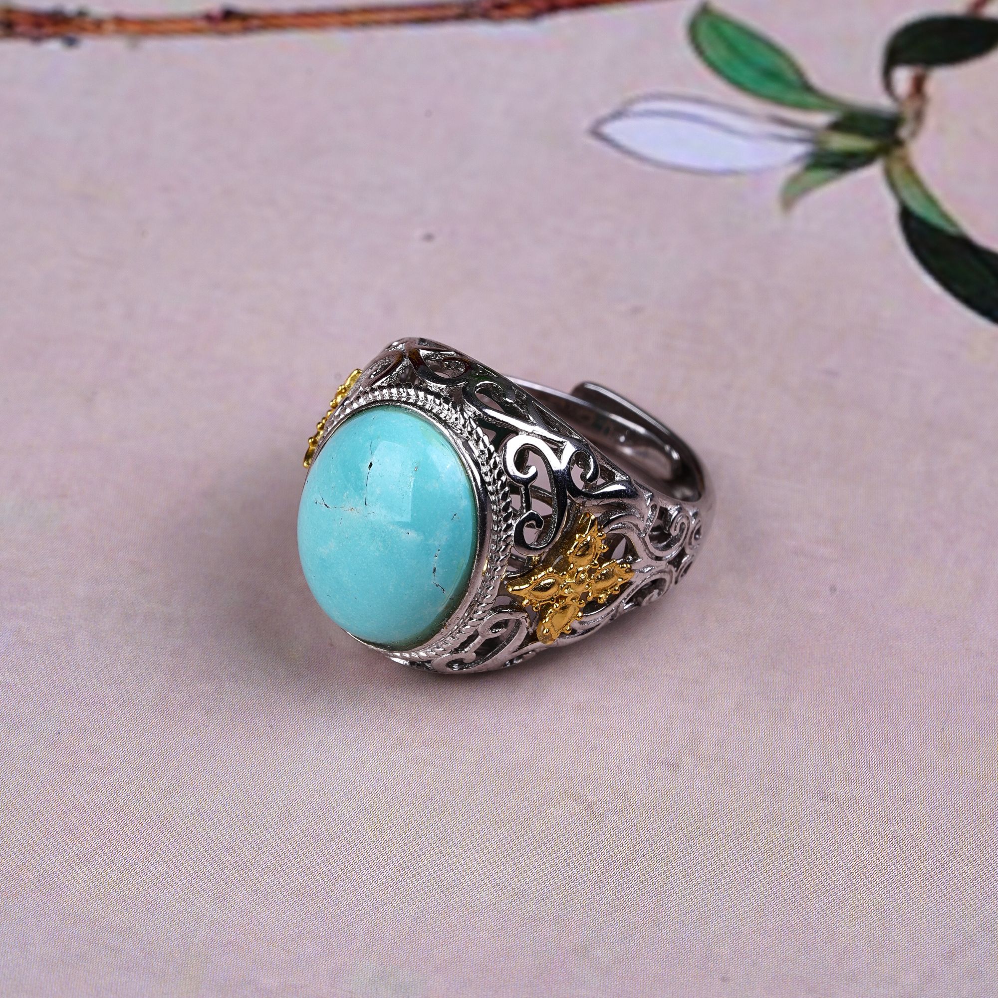 POTALA PALACE/布达拉宫绿松戒指