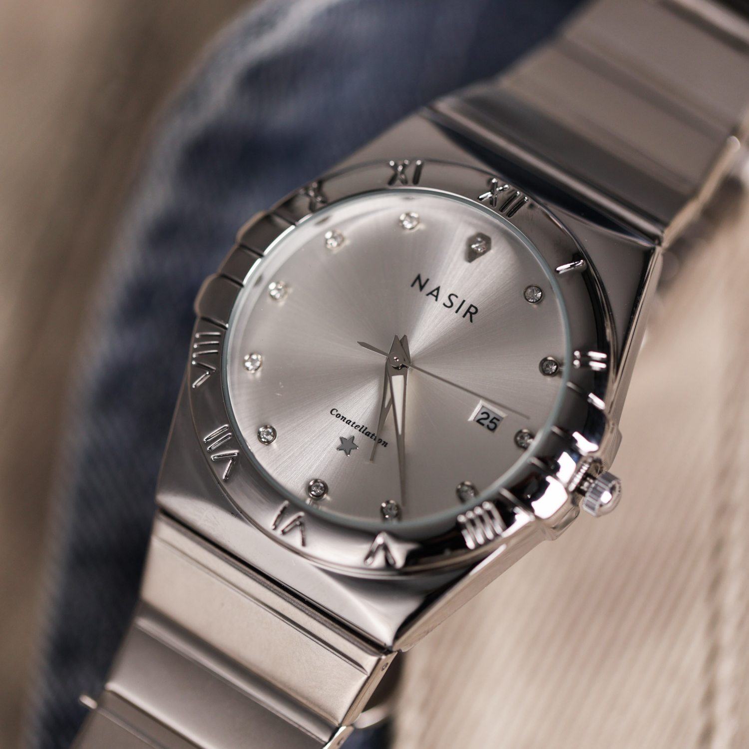 【大蓉小洋专属】NASIR女款轻奢气质防水精致百搭小众网红腕表-718