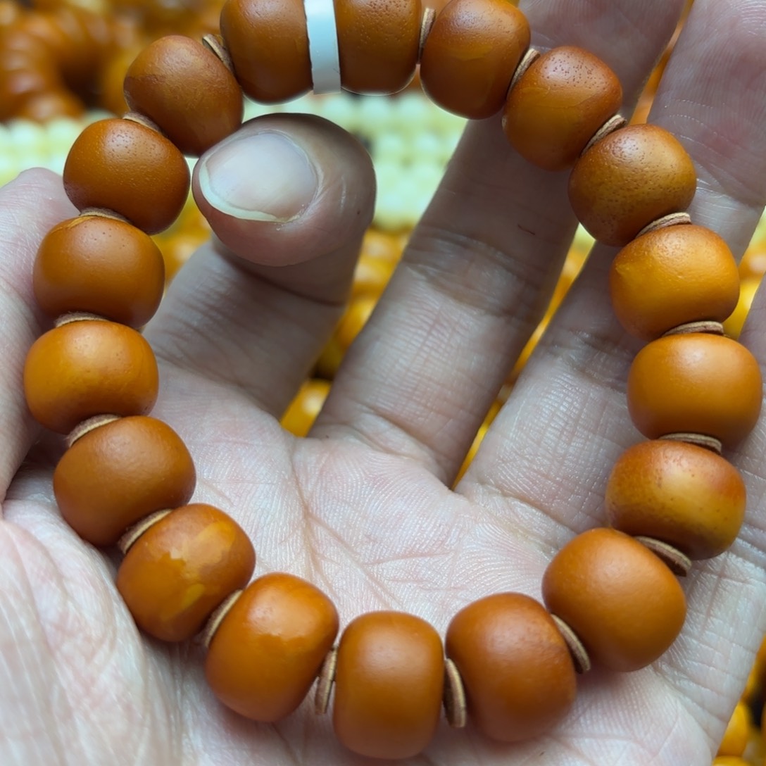 琥珀手链未镶嵌蜜蜡