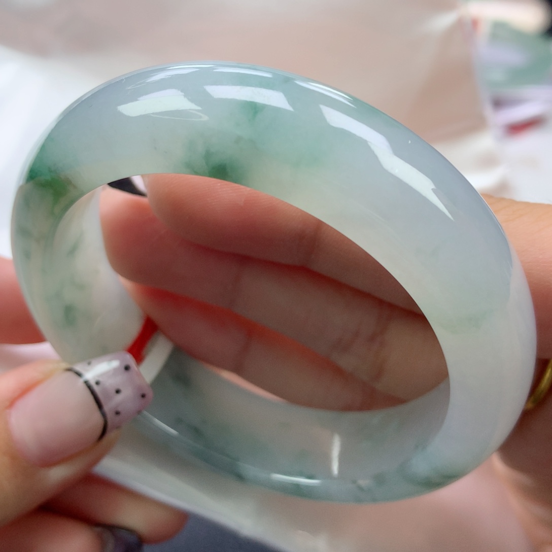 翡翠手镯未镶嵌55.5正