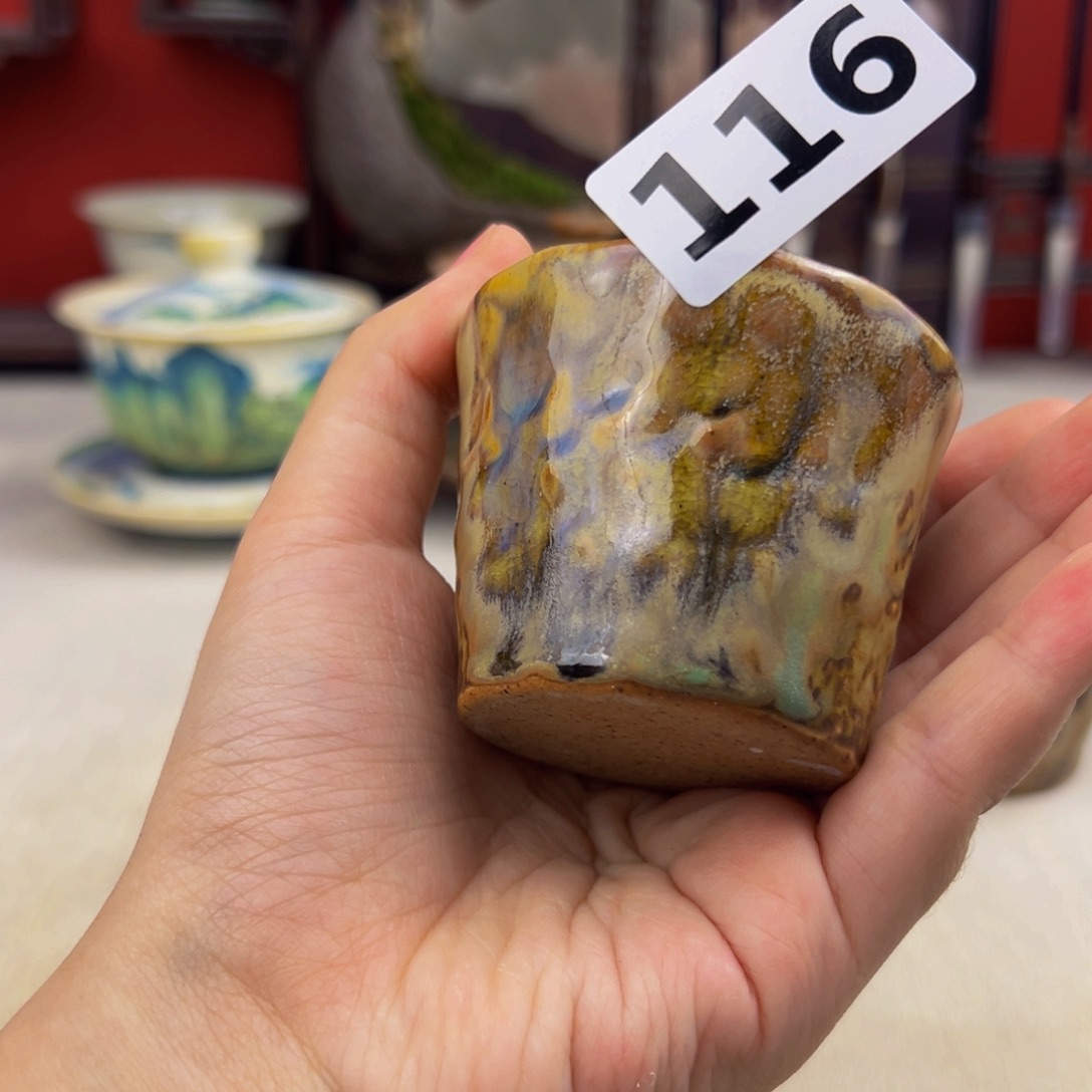 杯纯手工柴烧主人杯