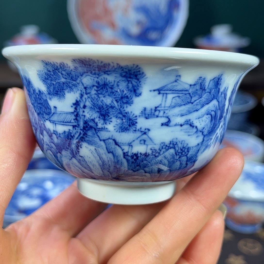 瓷片景德镇市手工手绘