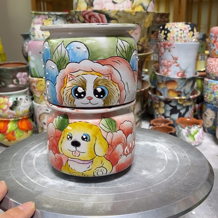 景德镇艺术手绘作品