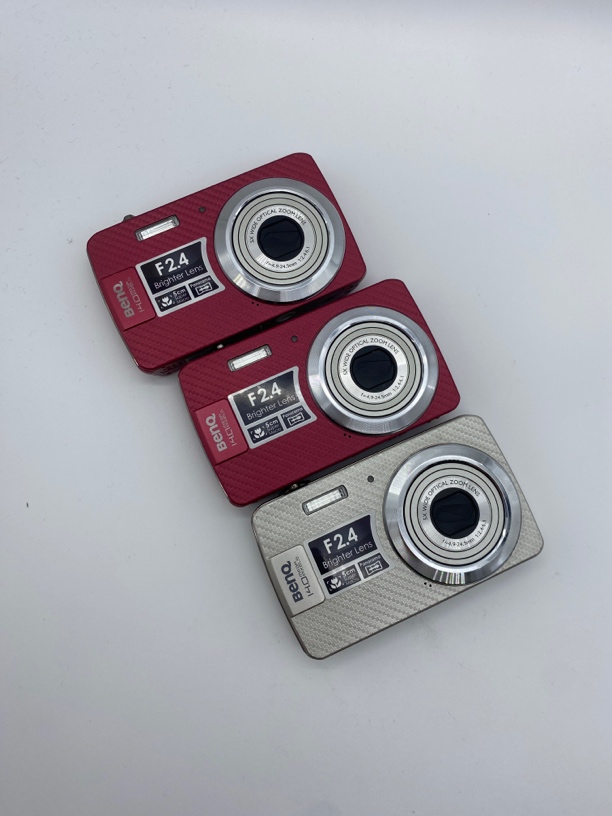 9新 Benq/明基 AE100 屏幕泛黄 1400w像素5x变焦 红色氛围感 ccd