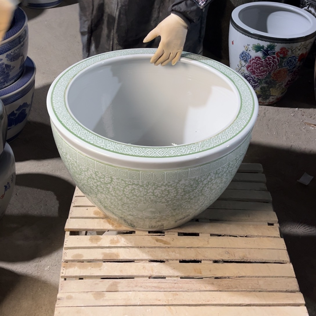 瓷片绿勾莲52.888888888