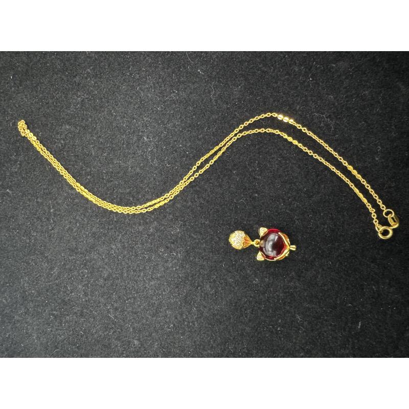 【基地先鉴后发】 48小时鉴赏期  K黄闪O拼接链项链