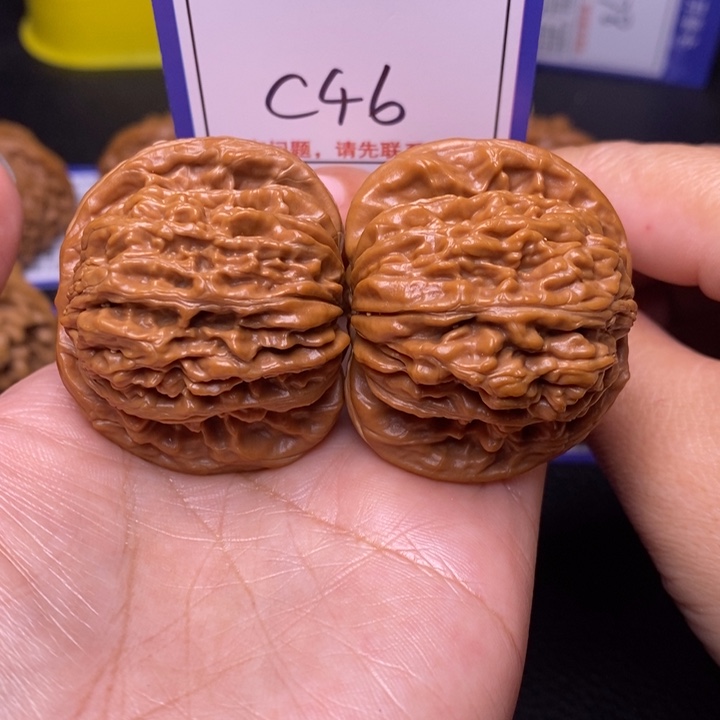把件文玩核桃43四座楼c46