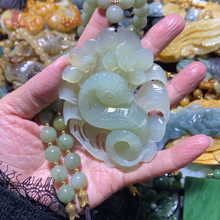 岫玉岫玉吊坠未镶嵌