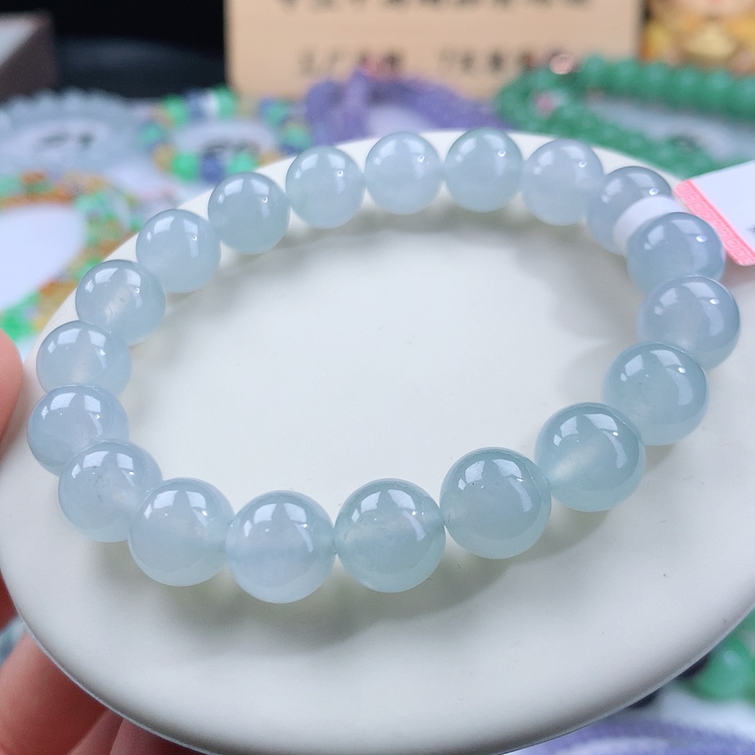 翡翠手链未镶嵌卡10
