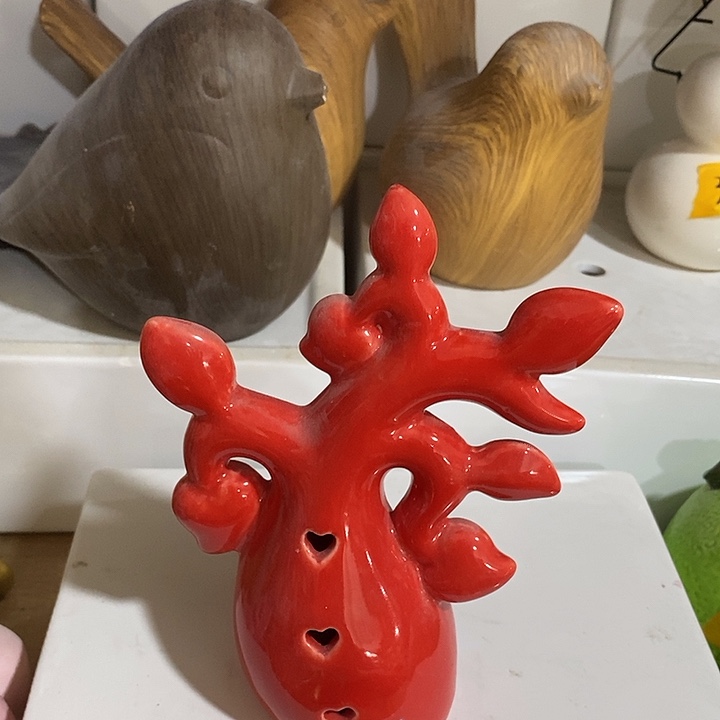 陶摆件水培陶盆无孔 瑕疵介意勿拍