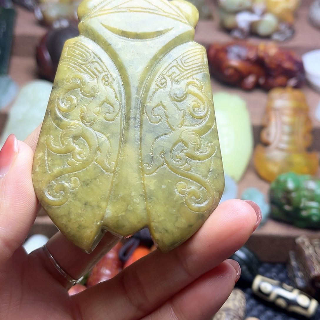 白玉菩提吊坠123。。