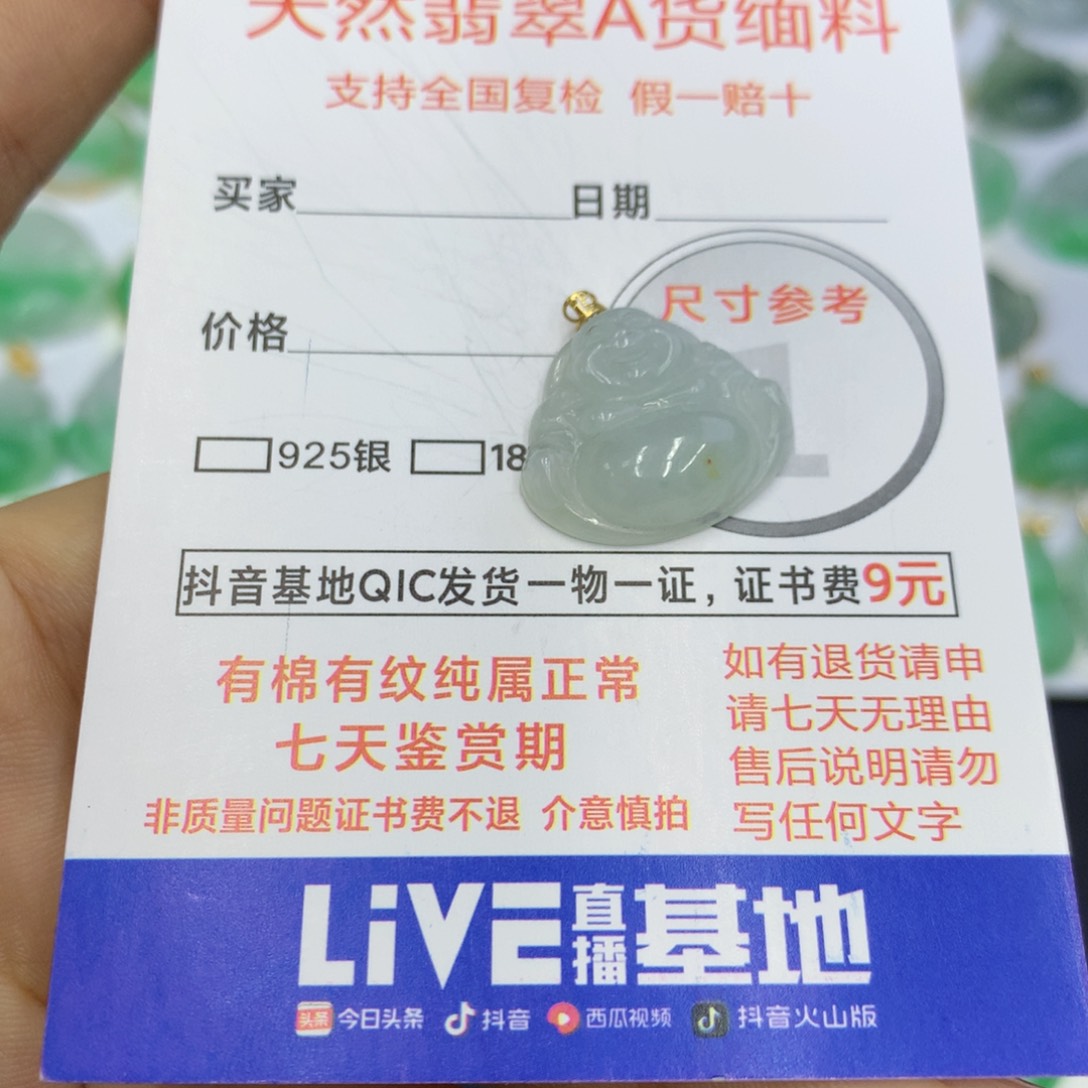 翡翠颈饰未镶嵌翡翠