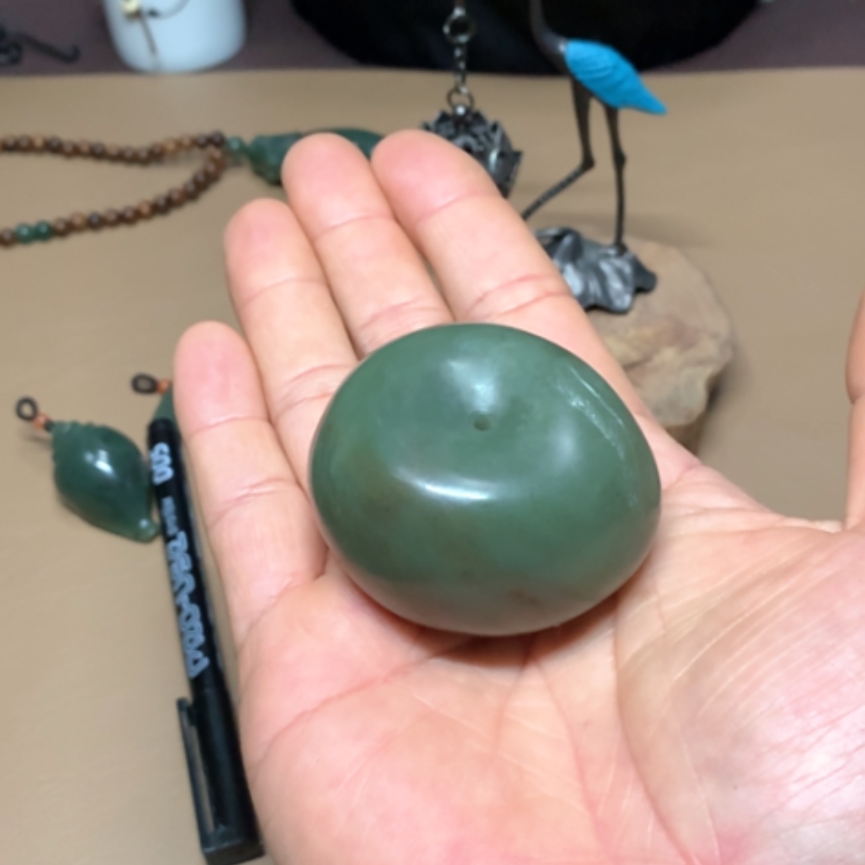 【闪购商品】颈饰未镶嵌岫岩老玉（透闪石质玉）