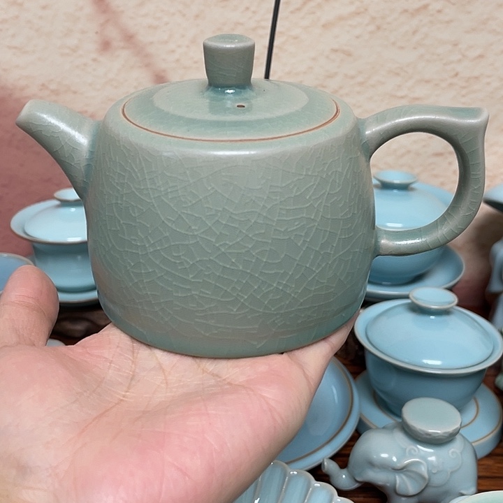 壶老式仿古手工精工井栏壶