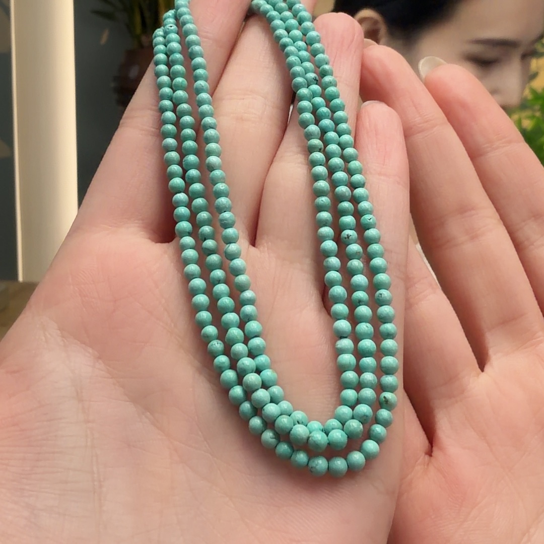 绿松石未镶嵌颈饰