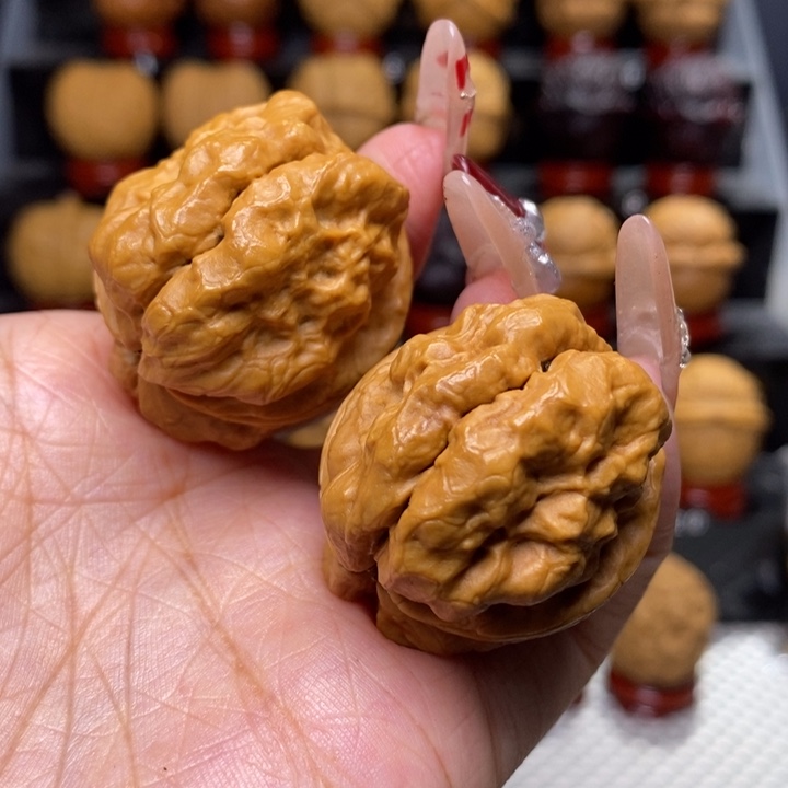 文玩核桃把件赤霄金蟾38号