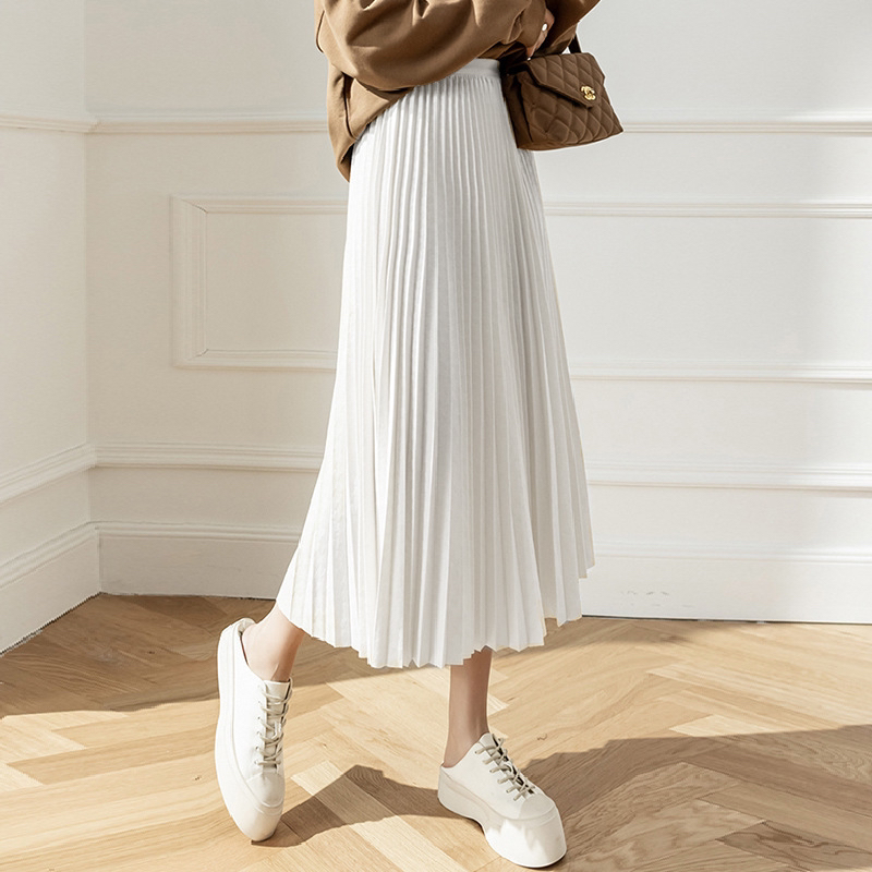 旗袍衬裙内搭打底裙马面裙防走光叠穿汉服内衬无痕百褶半身裙薄款