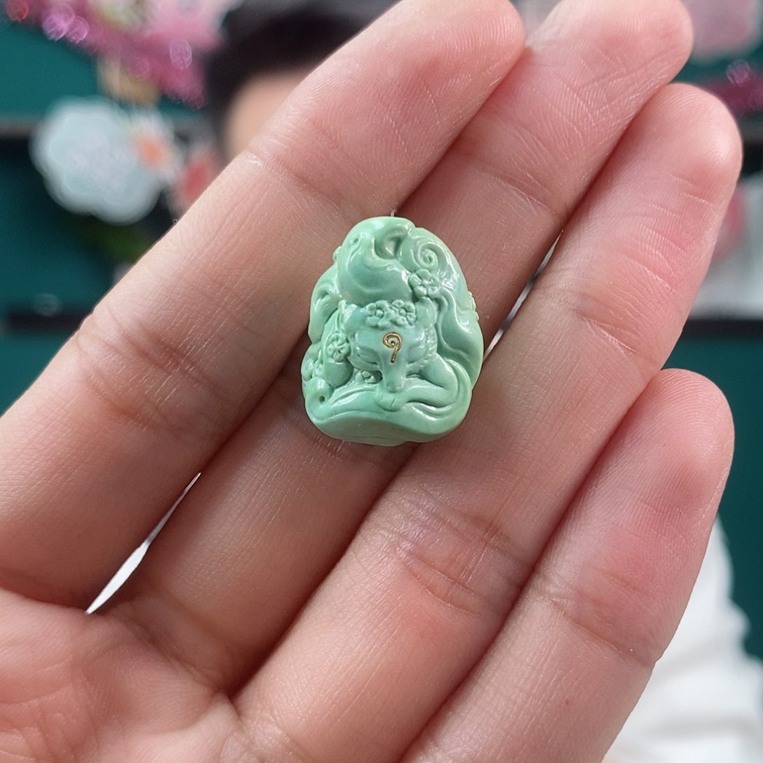 绿松石珠宝奇石未镶嵌