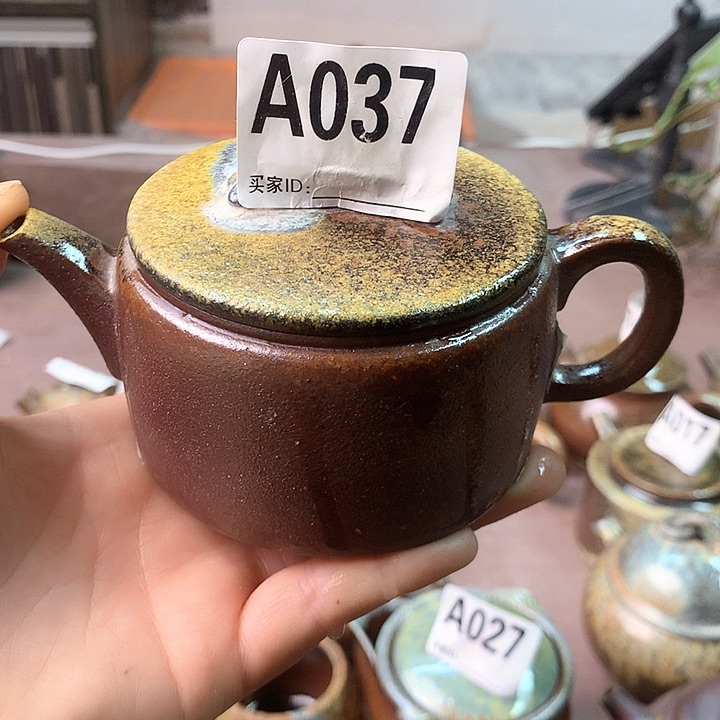 紫砂茶壶纯自然高温无釉裸柴烧