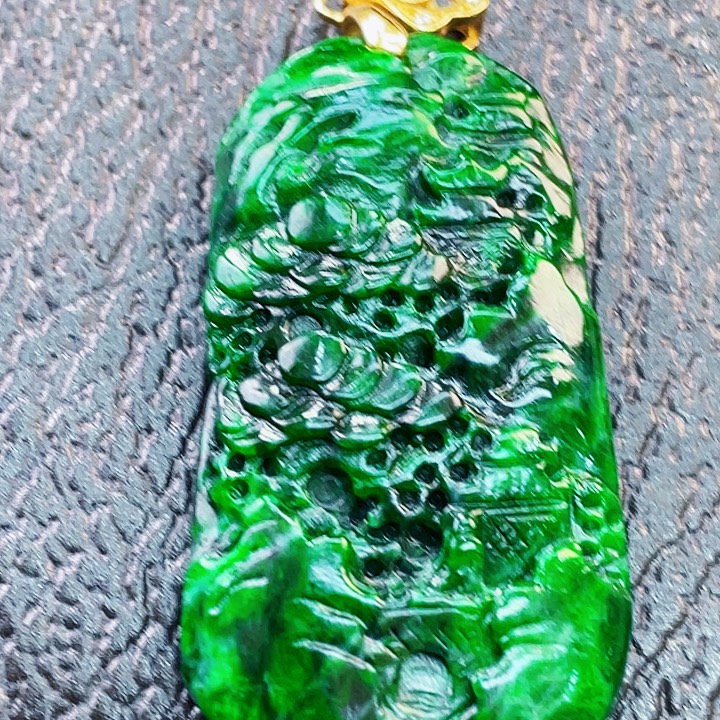 翡翠银S925镶嵌颈饰