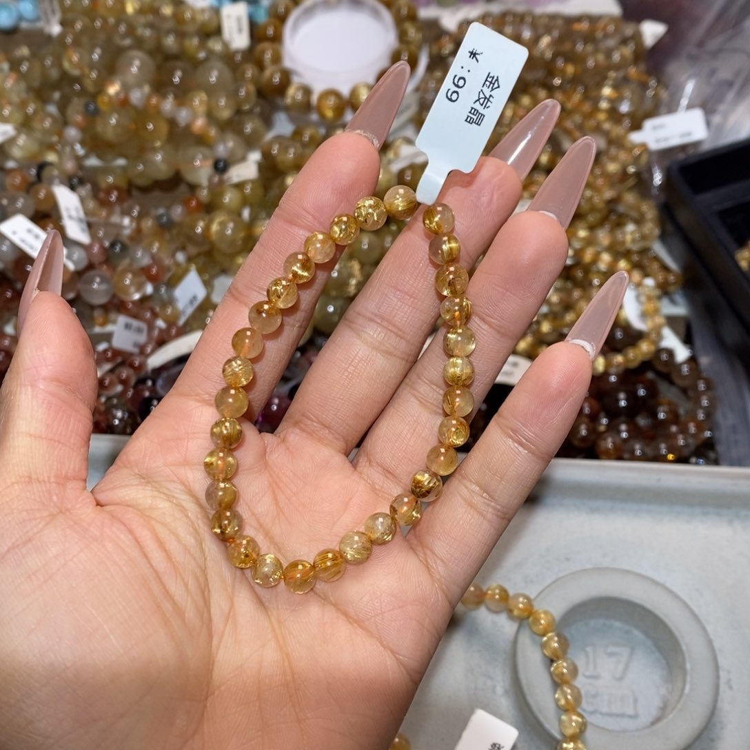 水晶手链未镶嵌烟*手链