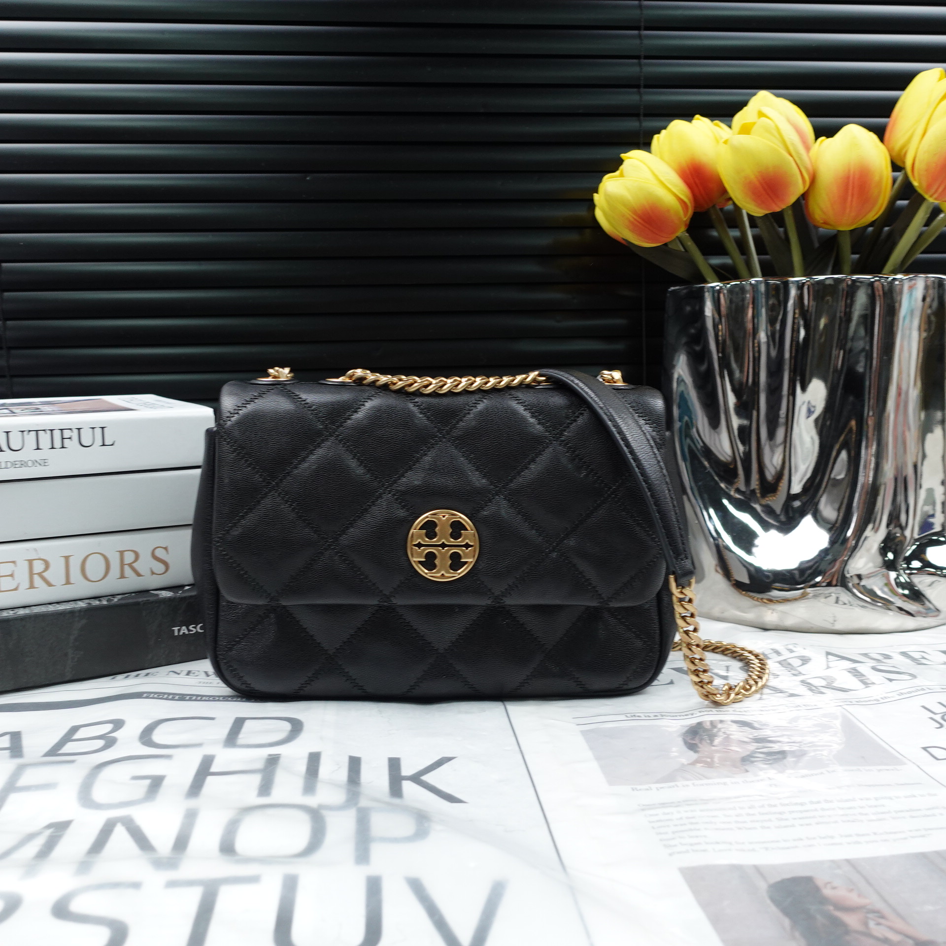 95新 TORY BURCH/汤丽柏琦 单肩包/T_ZY0000  T10344615