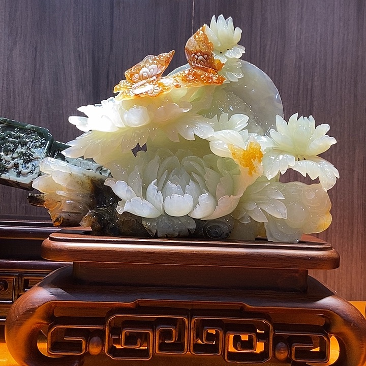 蛇纹石玉（覆膜）珠宝奇石合金