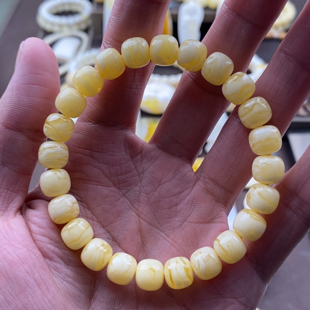 琥珀裸石未镶嵌蜜蜡吊坠项链腰链