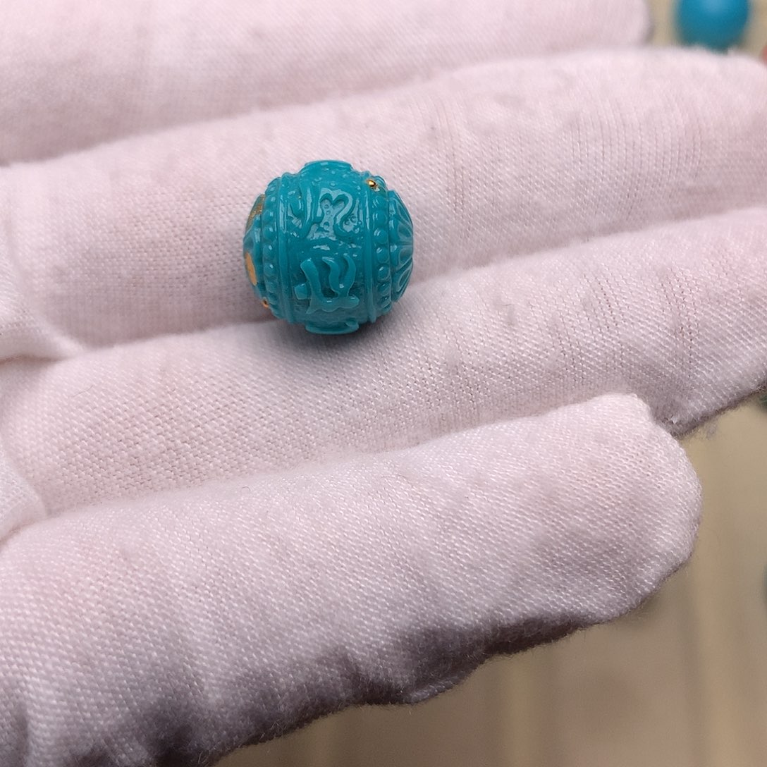 绿松石未镶嵌绿松石六字12.4