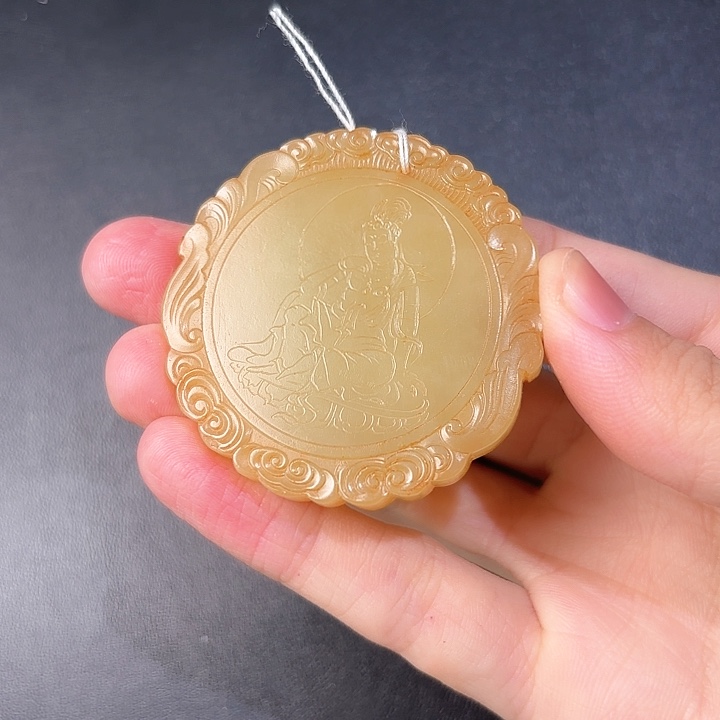 和田玉挂件未镶嵌闲**鹤