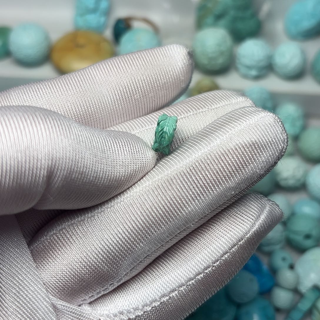 绿松石珠宝半成品未镶嵌