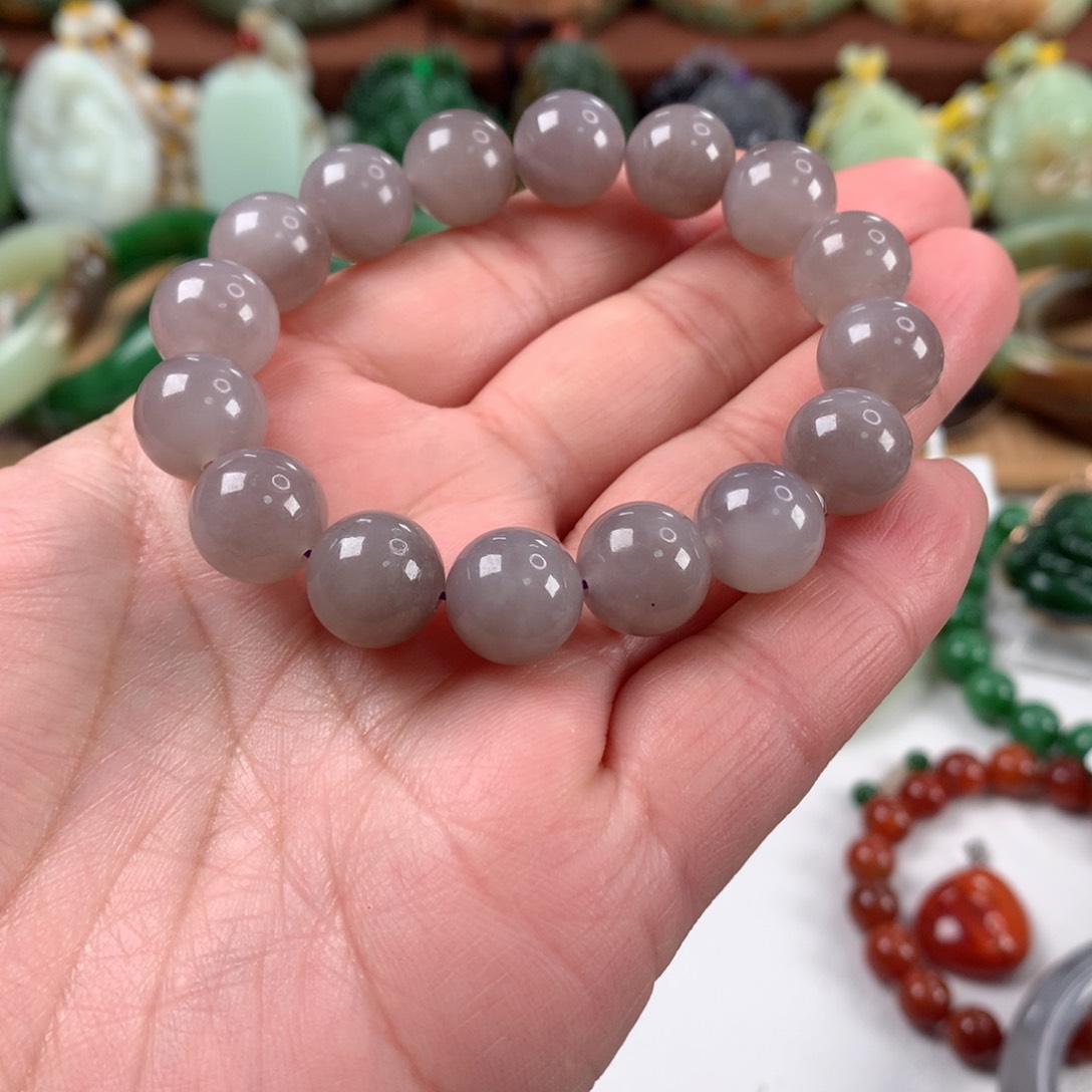 和田玉手链未镶嵌卡12