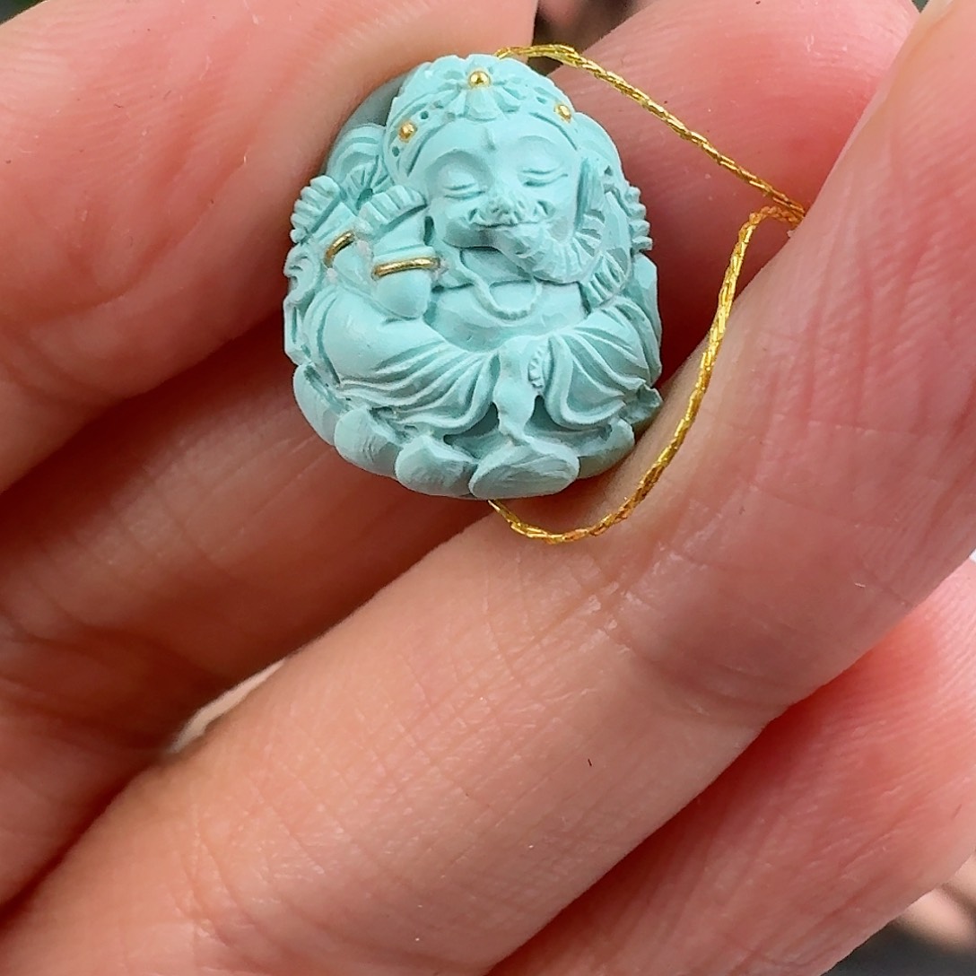 绿松石珠宝奇石未镶嵌