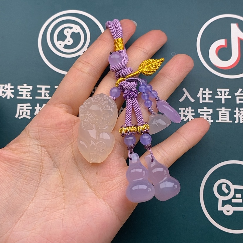【闪购商品】玛瑙/玉髓车挂未镶嵌
