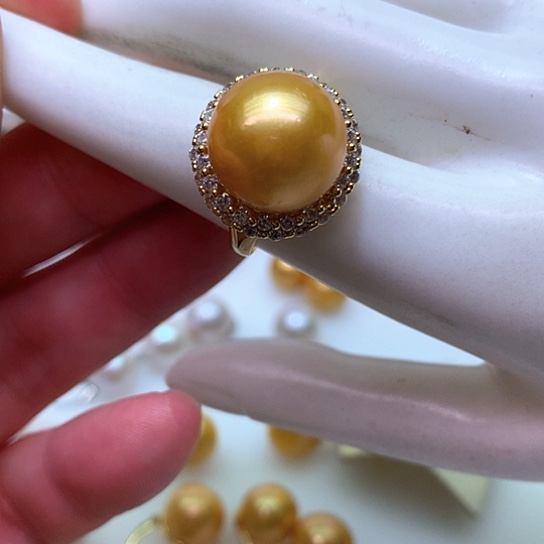 淡水珍珠耳饰银S925镶嵌