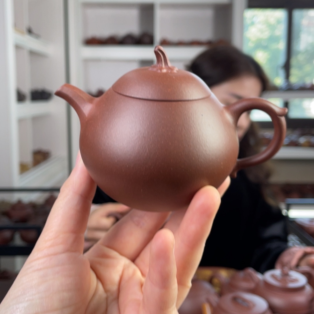 紫砂茶壶底槽清小甜瓜160cc