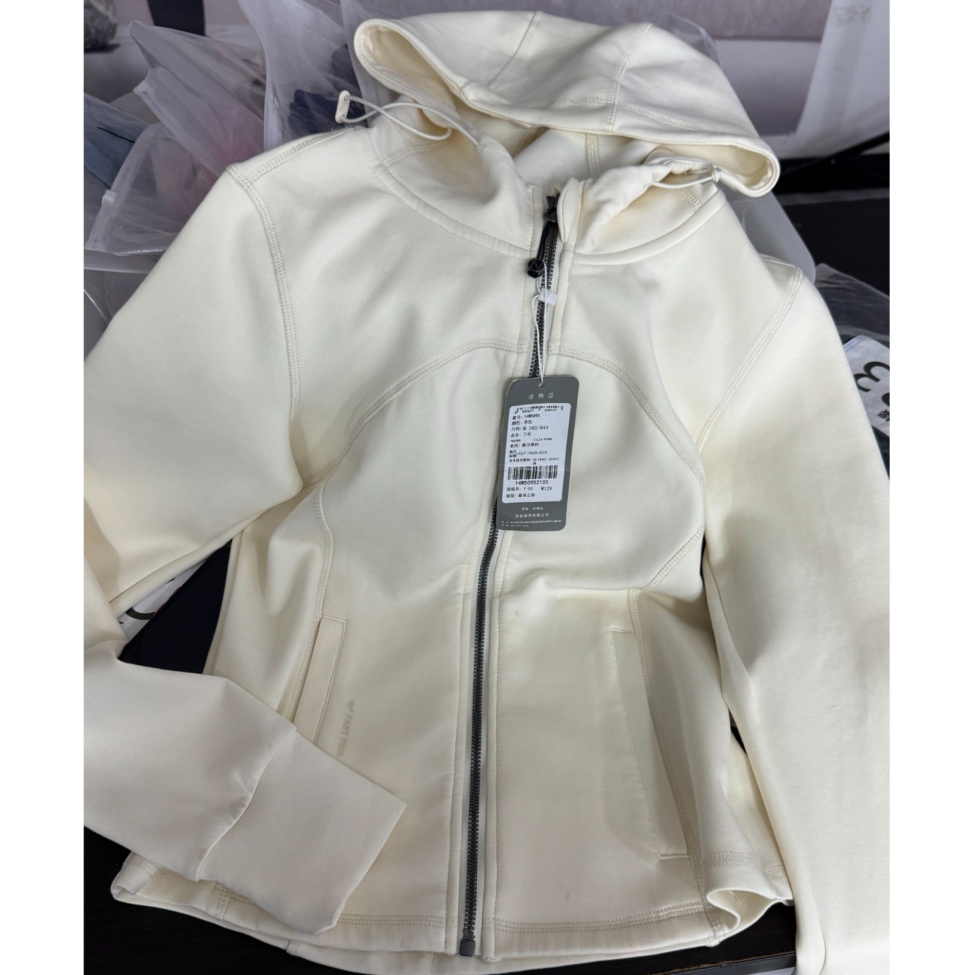 2025新款开衫款拉链春秋季连帽款卫衣时尚加厚简约修身显瘦百搭