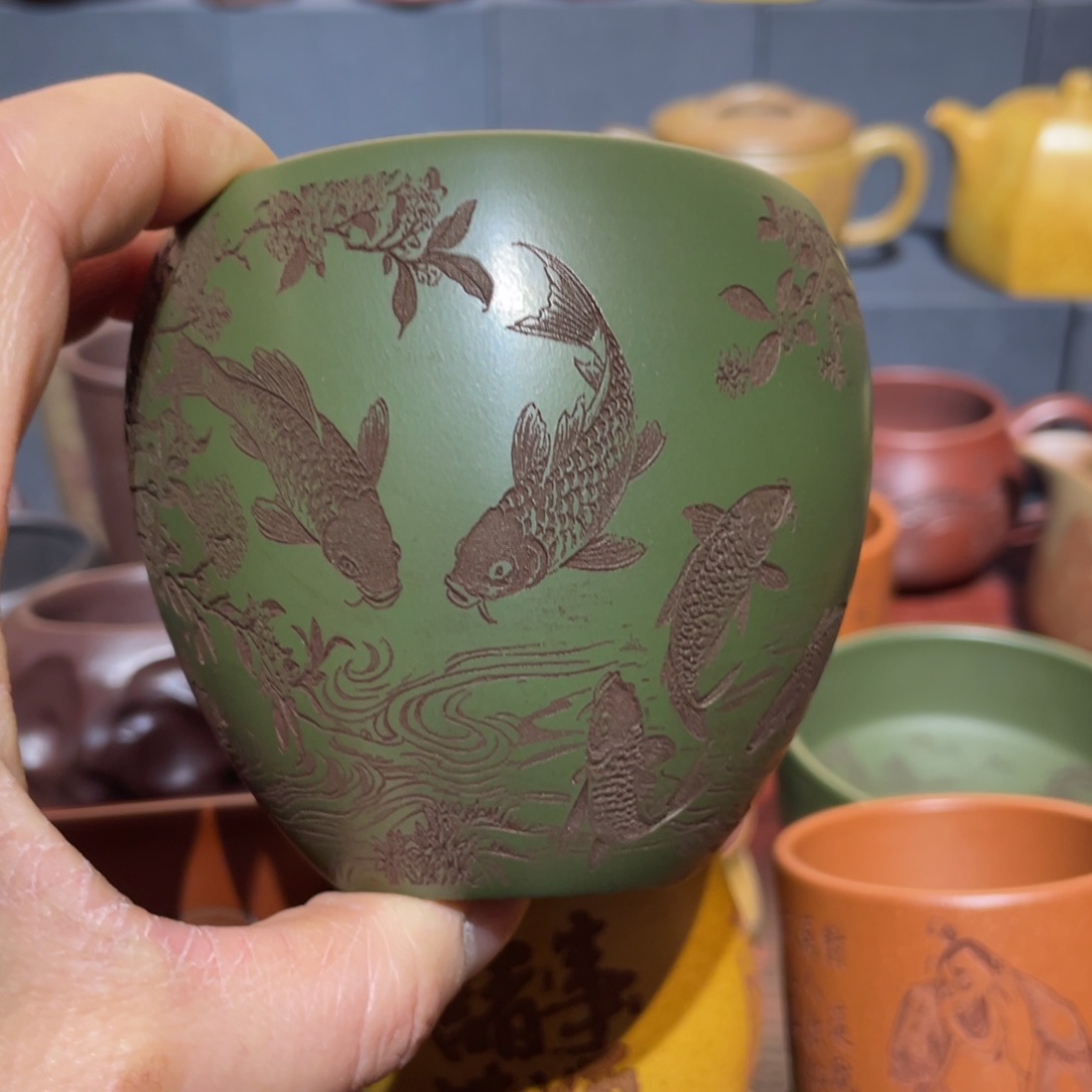 原矿紫砂手工主人杯