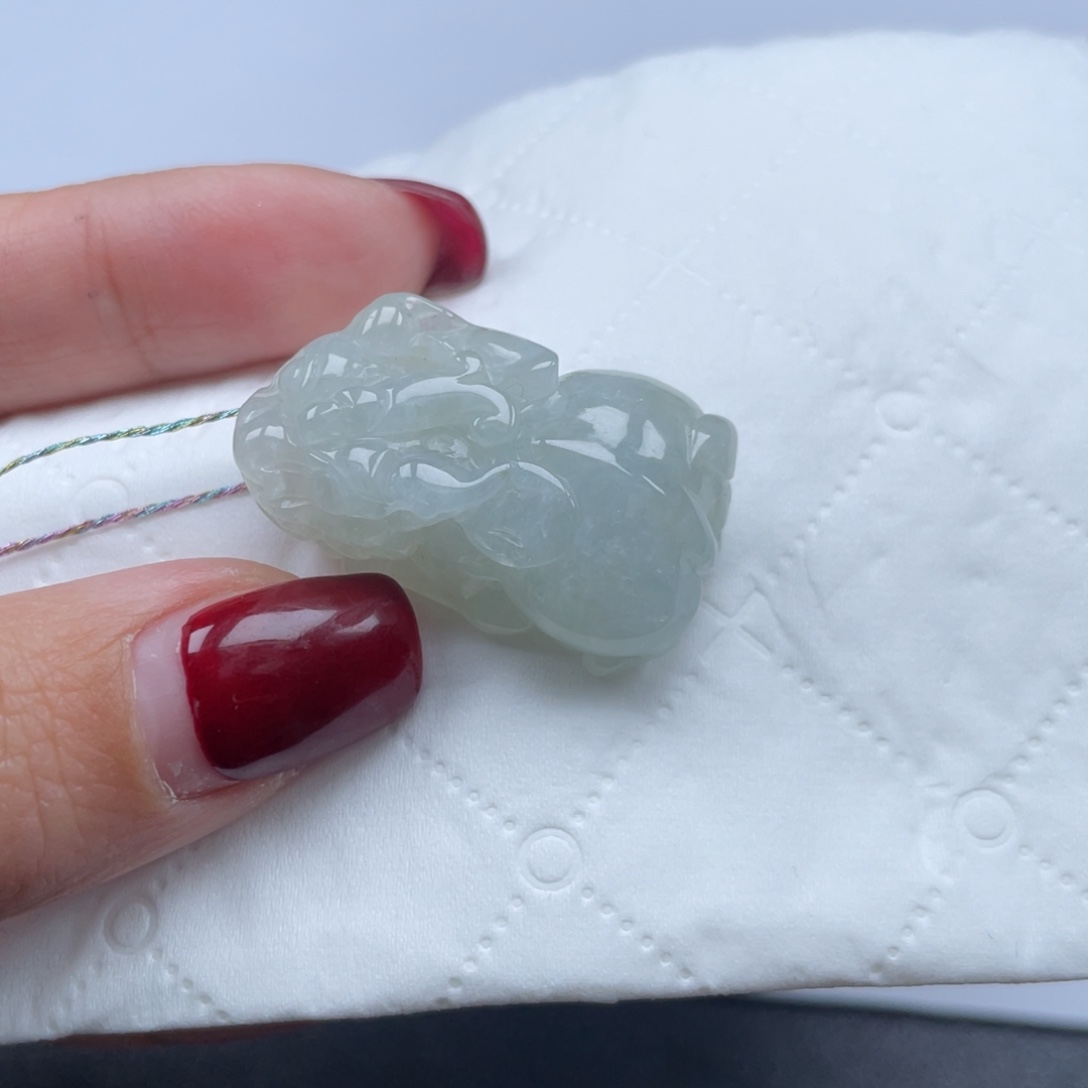 翡翠颈饰未镶嵌天然a货缅甸翡翠包邮