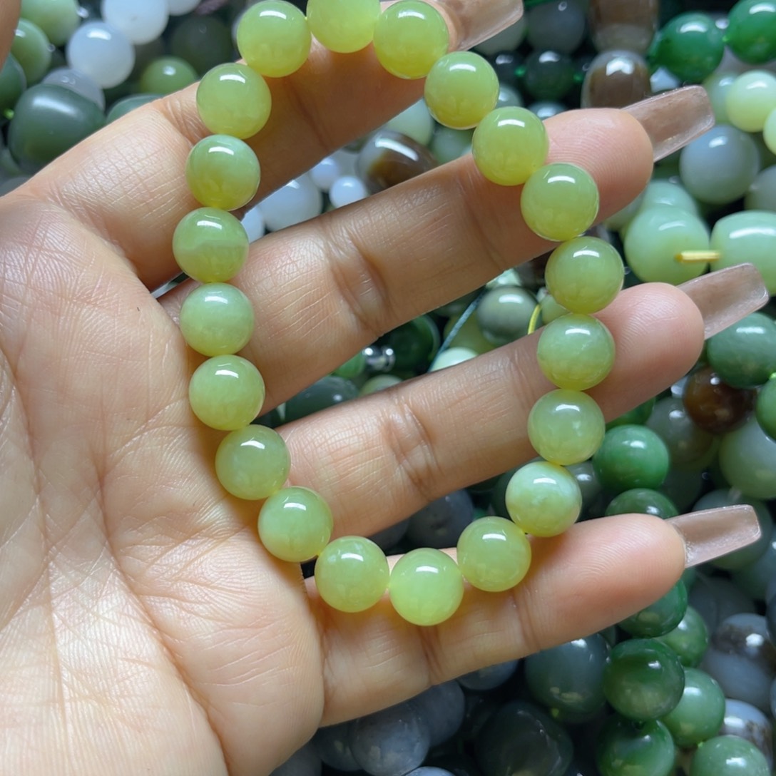 和田玉手链未镶嵌