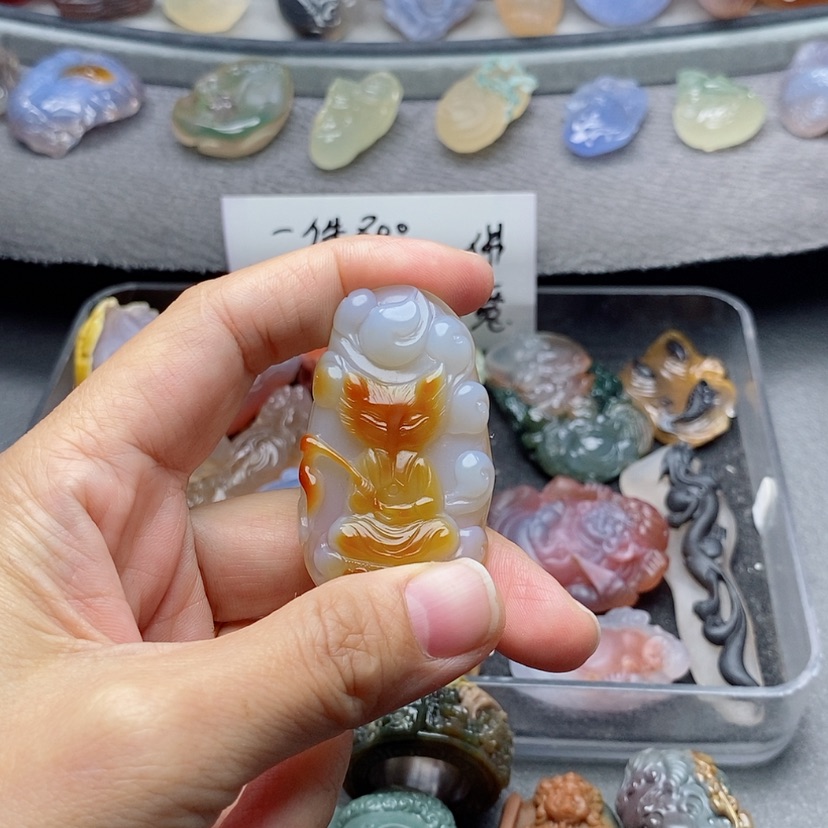 【闪购商品】未镶嵌吊坠定制玛瑙