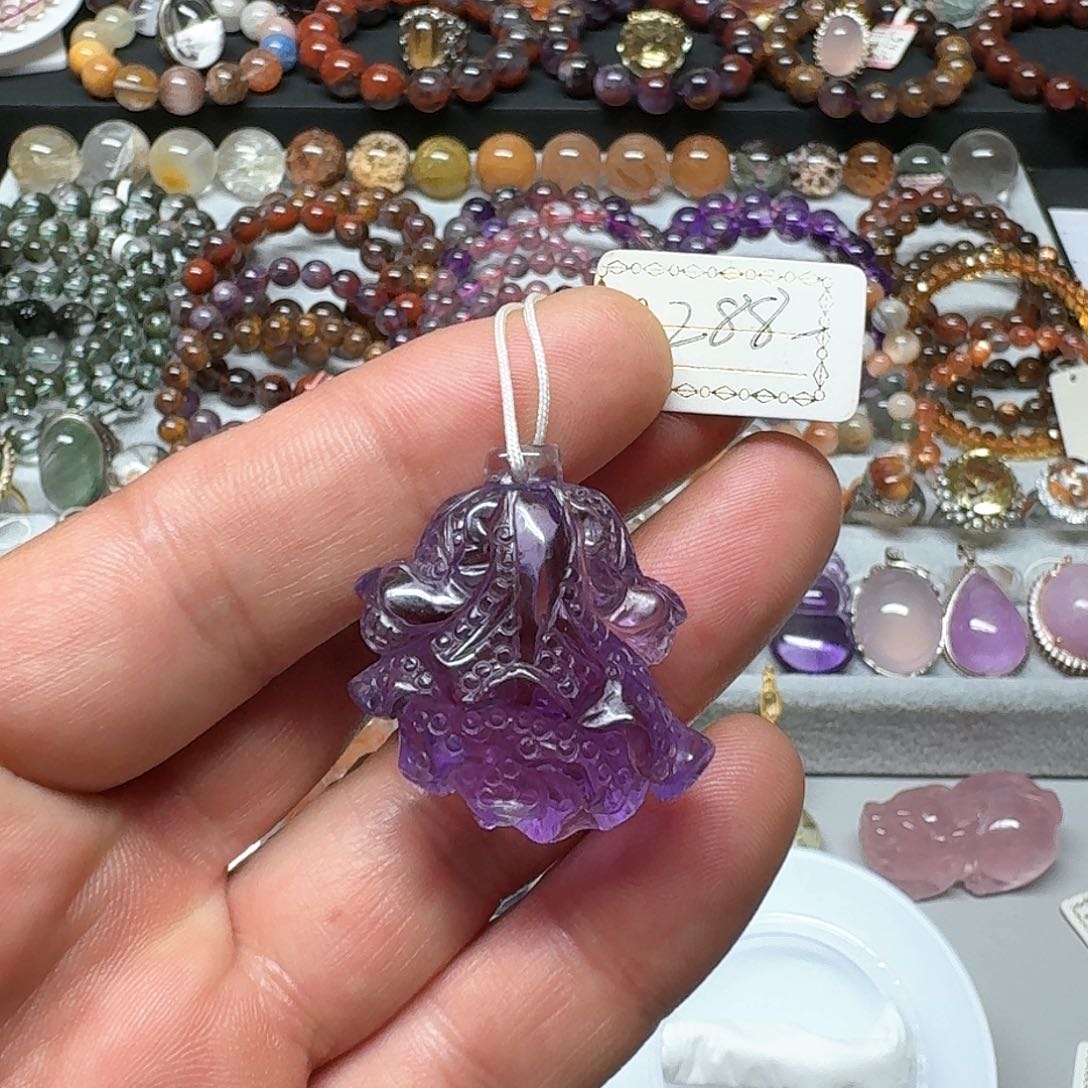 水晶水晶吊坠未镶嵌