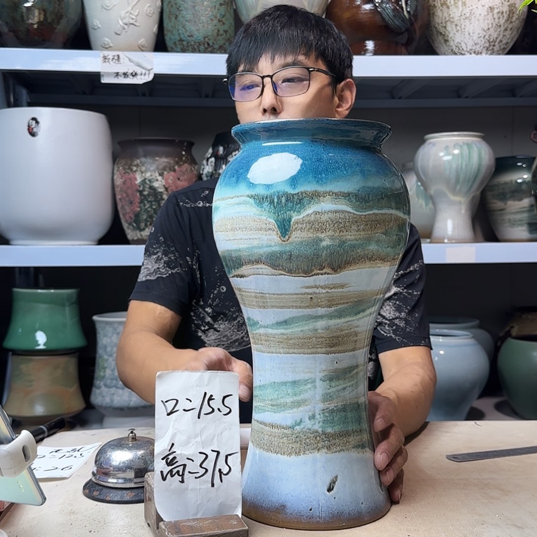 紫砂花盆尺寸15@37