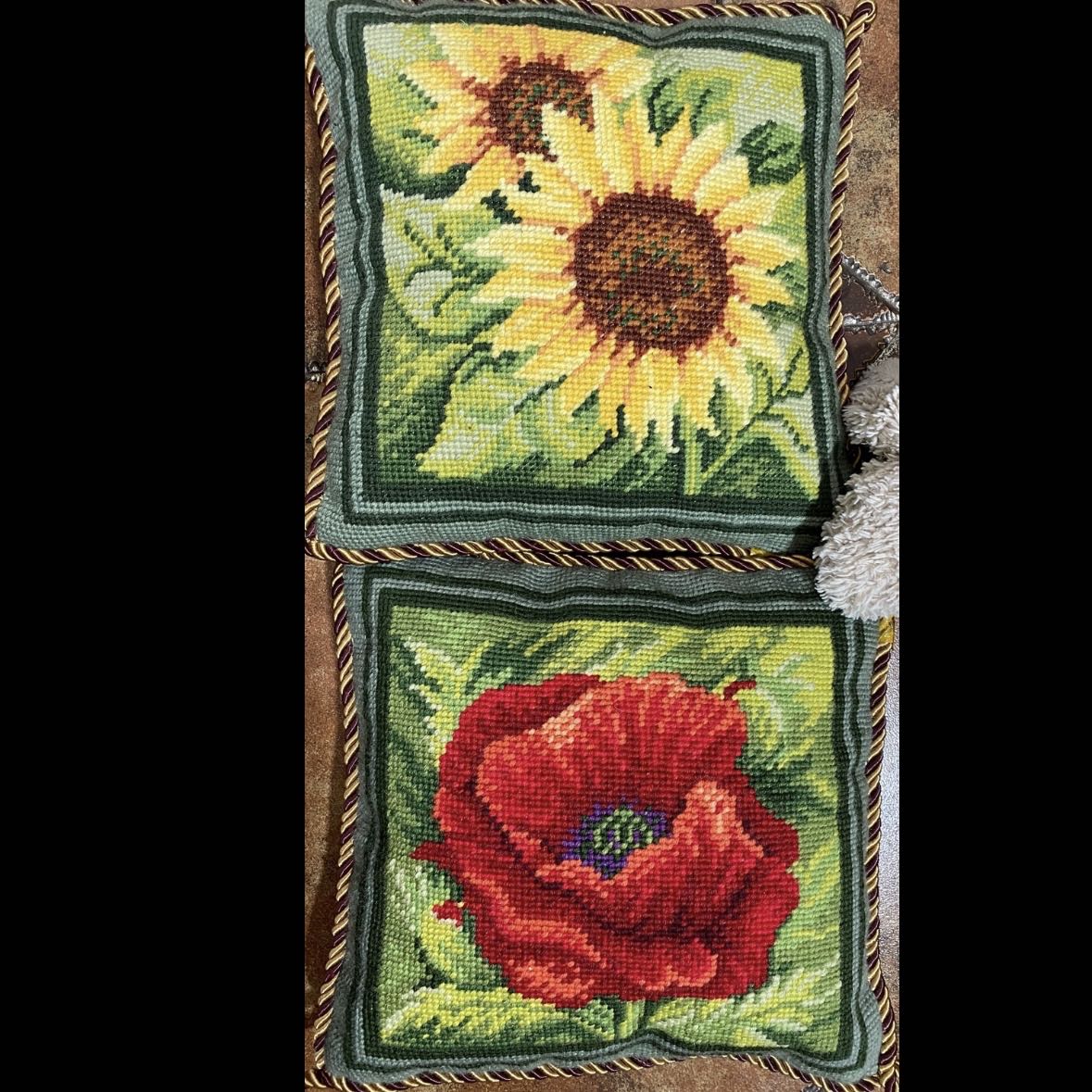 锦译绒绣抱枕（对枕）材料包K729