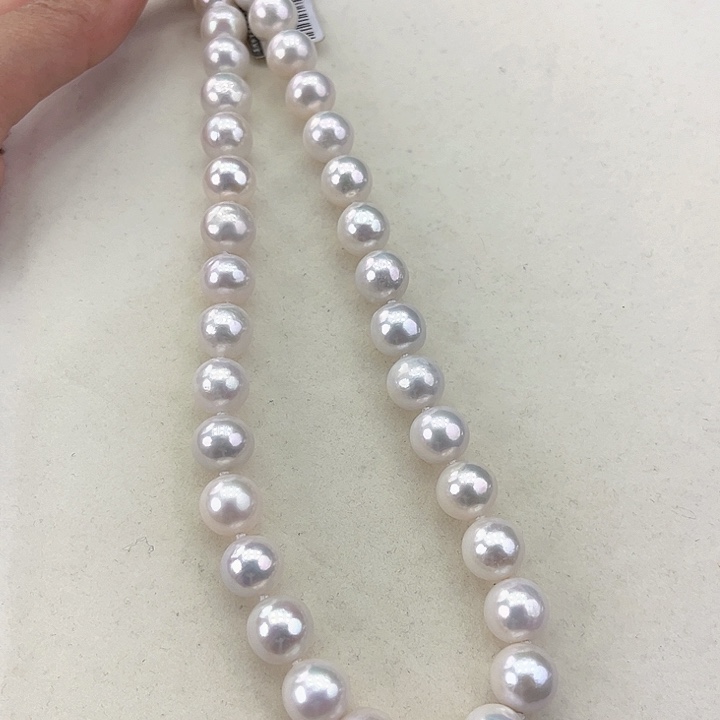 淡水珍珠颈饰银S925镶嵌10➕极光炫彩高品