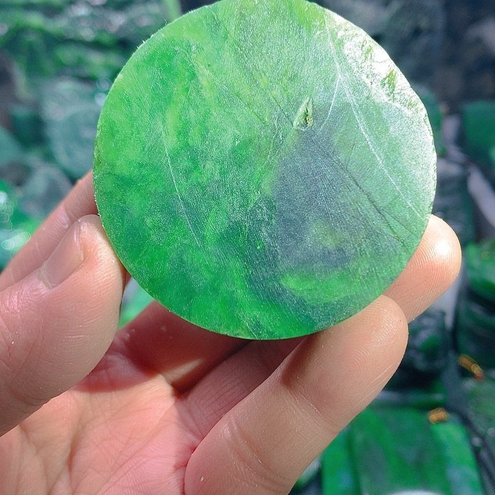 和田玉（碧玉）未镶嵌吊坠(不含链)