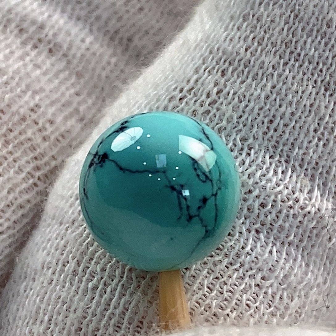 ****意绿松石银S925镶嵌配饰